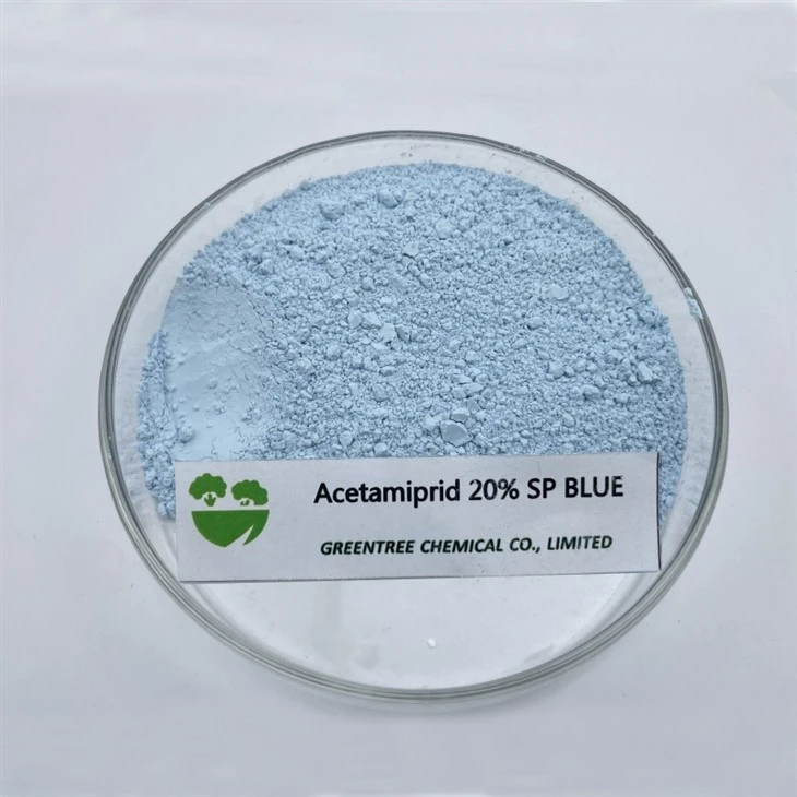 Rhif CAS 135410-20-7 Cemegau Amaethyddol Pryleiddiad Acetamiprid 20 y cant Sp